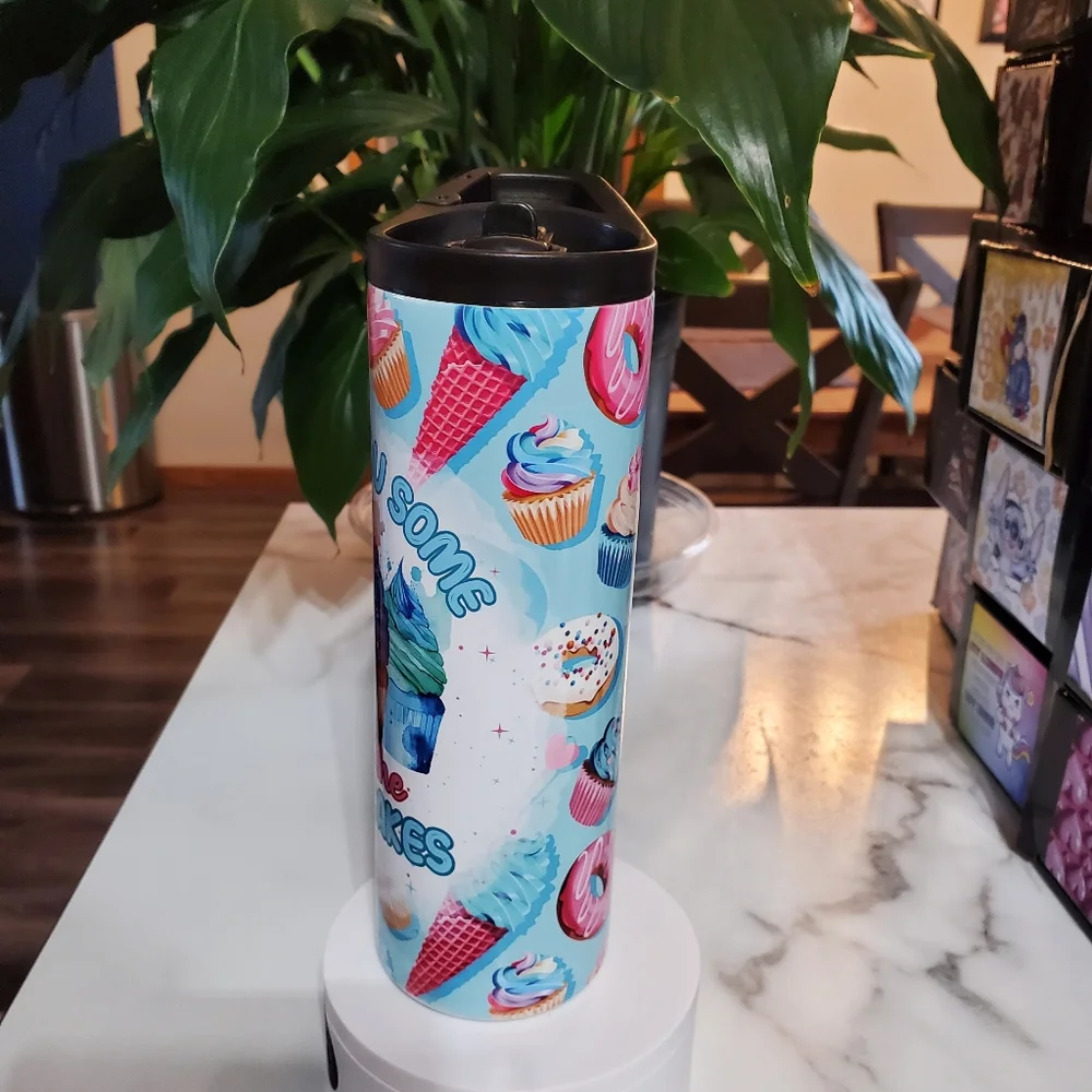 I Just Baked You Some CUPCAKES Funny 20oz Tumbler with duo lids 🎉sale